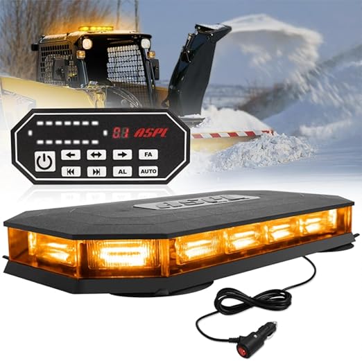 ASPL 16 Inch Roof Top Emergency Strobe Light 56 LED