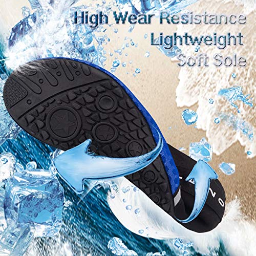 Image of YALOX Water Shoes Women's Men's Outdoor Beach Swimming Aqua Socks Quick-Dry Barefoot Shoes Surfing Yoga Pool Exercise