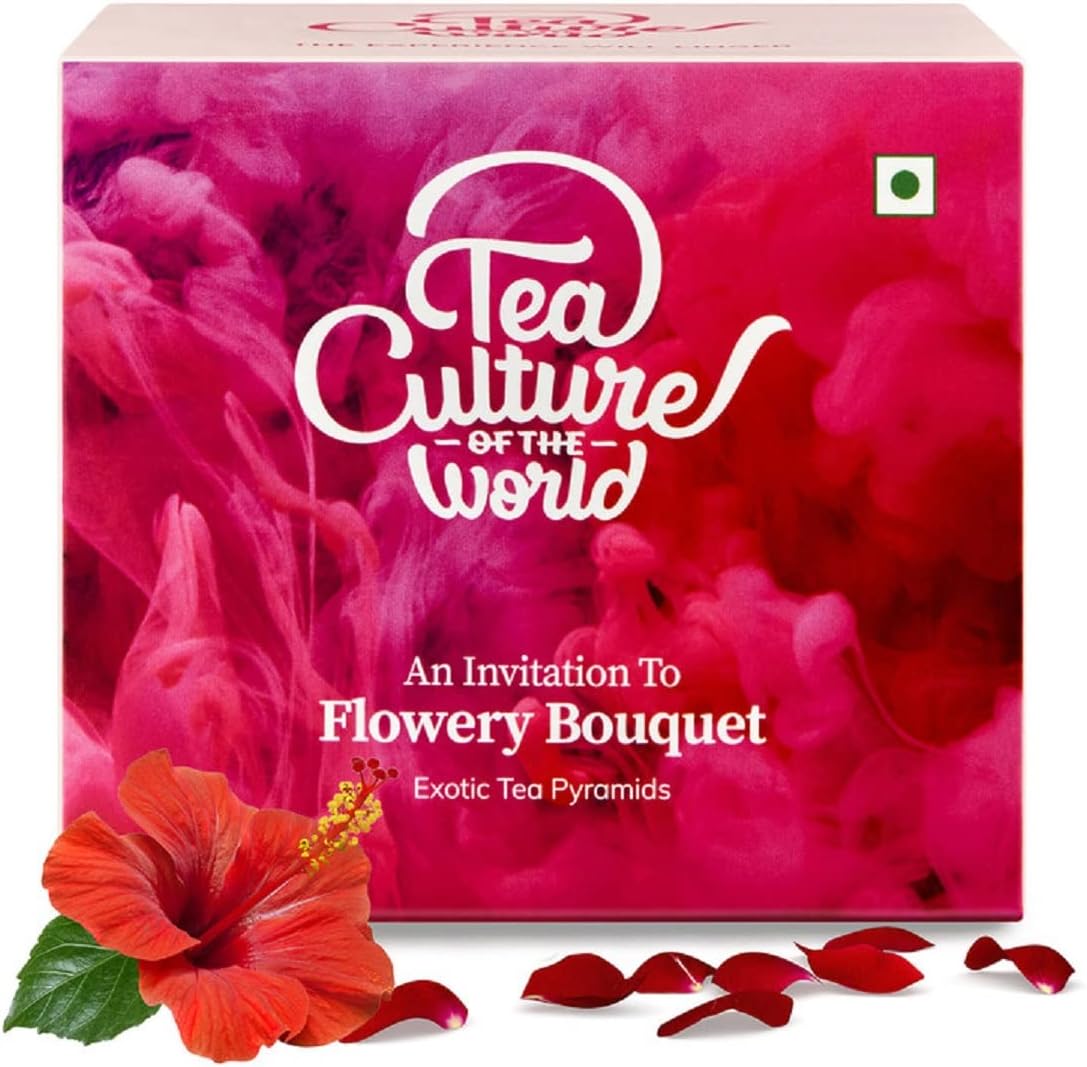 Tea Culture of The World Flowery Bouquet - Green Tea - 20 Tea Bags