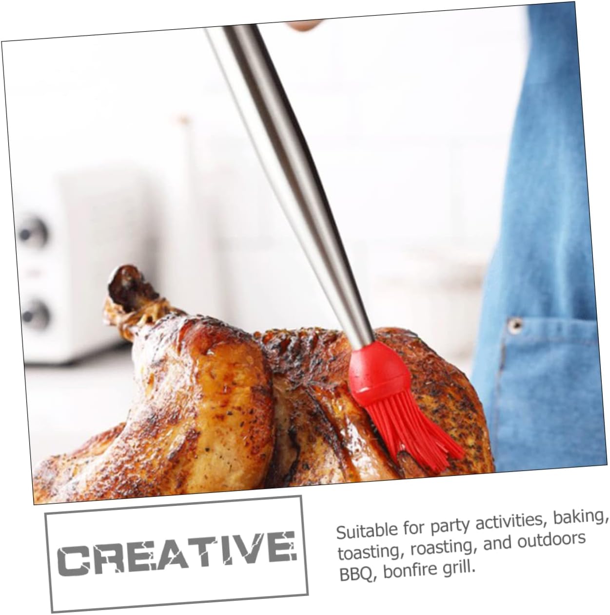 MAGICLULU 2sets Baster Brush Oil Pump Turkey Baster for Cooking Turkey Injector Seasoning Injector