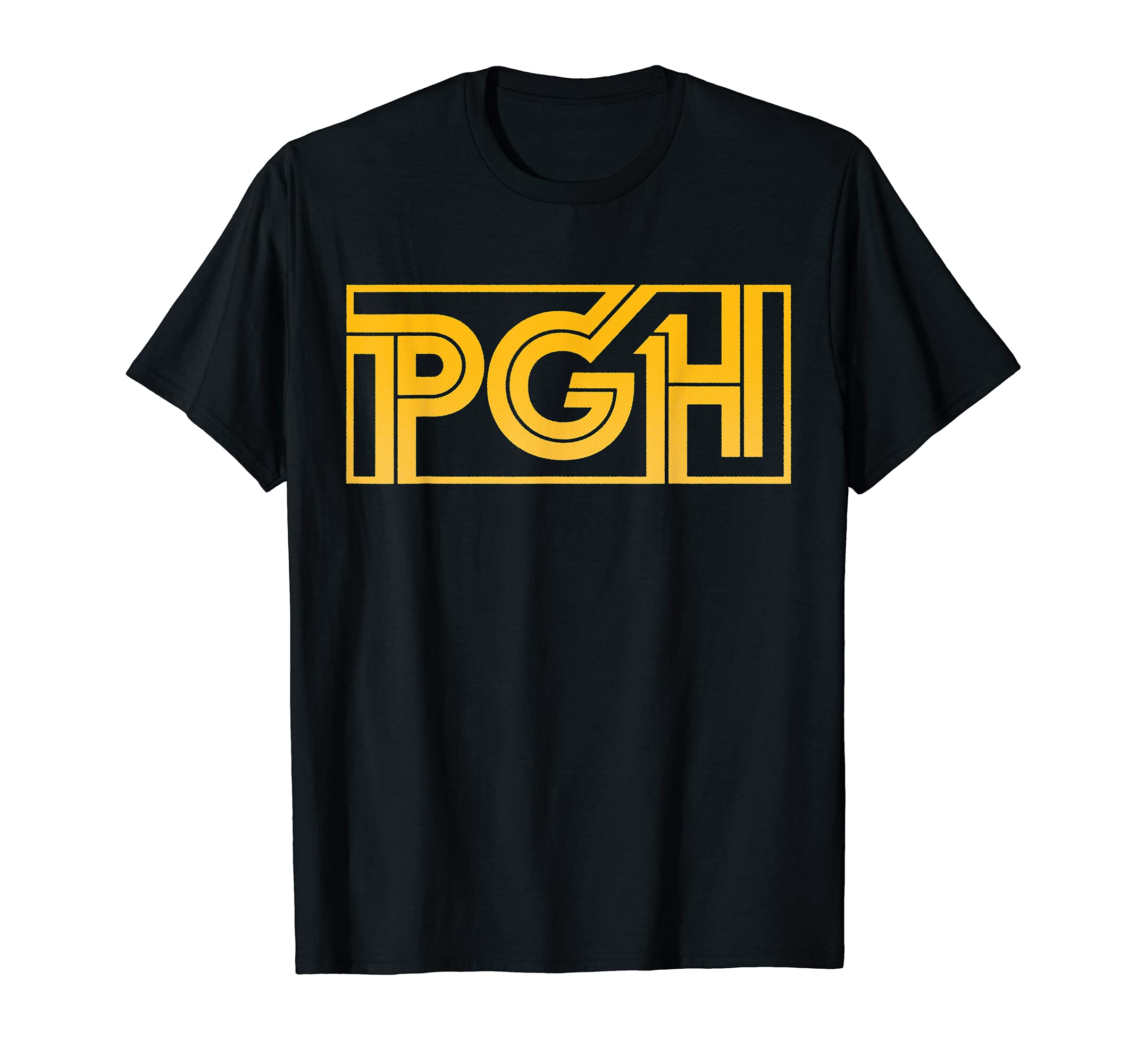 Retro ReadyRetro PGH Yellow Pittsburgh Box Logo T-Shirt