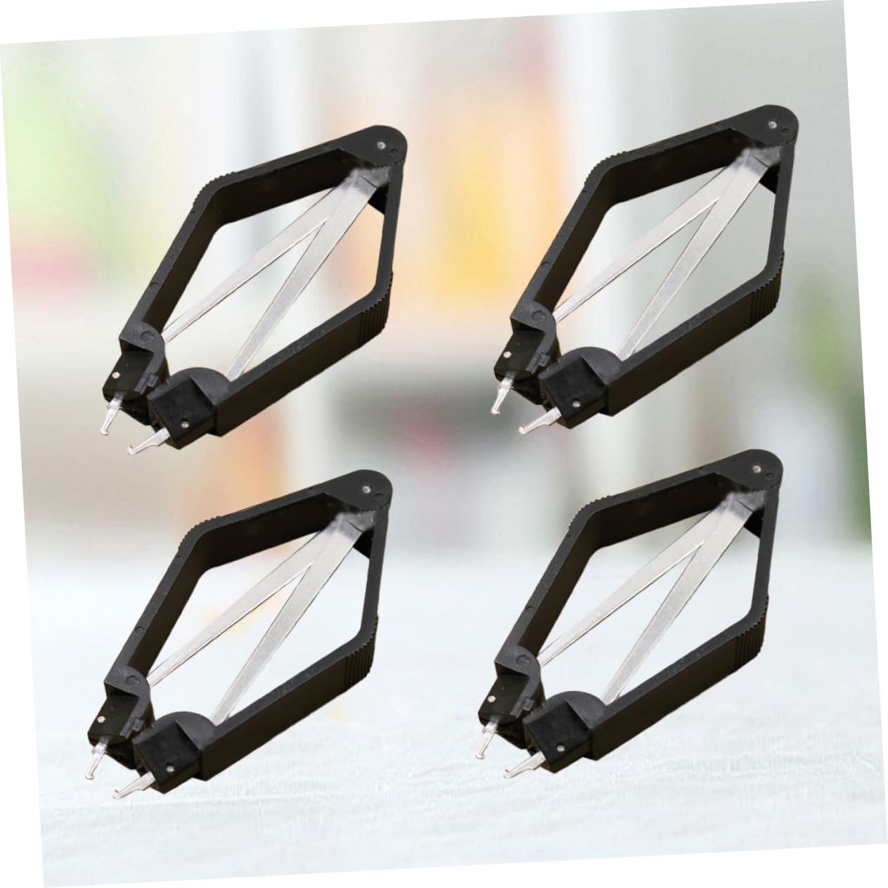 4pcs Professional Ic Clip Extractor Retainer Clip Removal Tool Stainless Steel Chip Puller for Plcc Chips and Dip Packed Ics