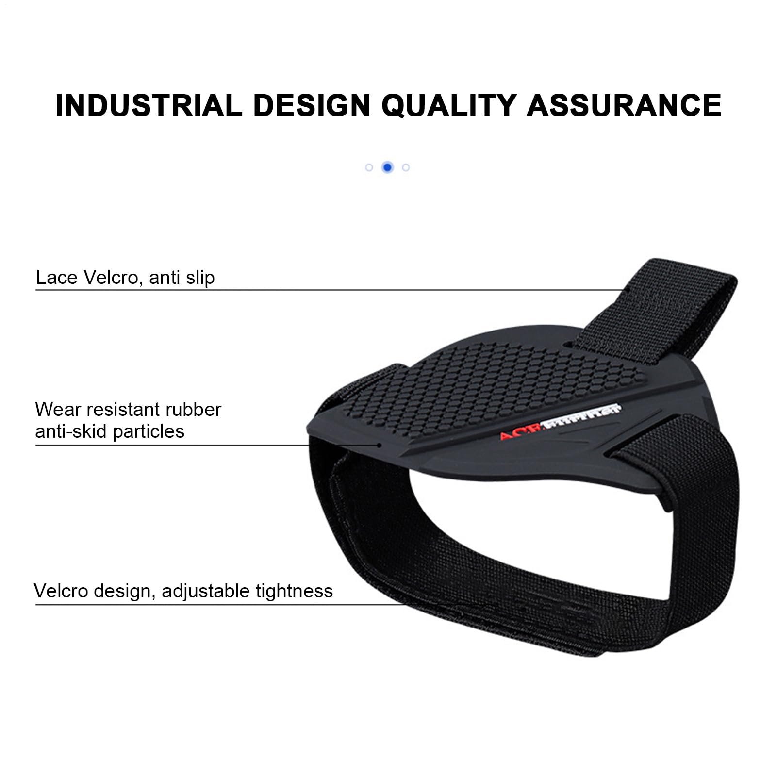 Copriscarpe – per cambio moto, protezione per scarpe da moto, con cinturino elastico e impugnatura in per scarpe da trekking, stivali, scarpe sportive e calzature