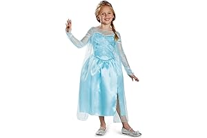 Disney's Frozen Elsa Snow Queen Gown Dress for Children Kid's Costume