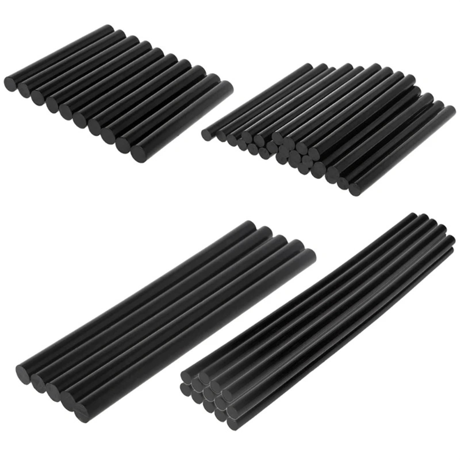 Colla a Caldo Stick di Colla a Caldo Nero ad Alta adesività 11mm/7mm for Strumento di Riparazione Fai da Te(7 x 200mm 50pcs)