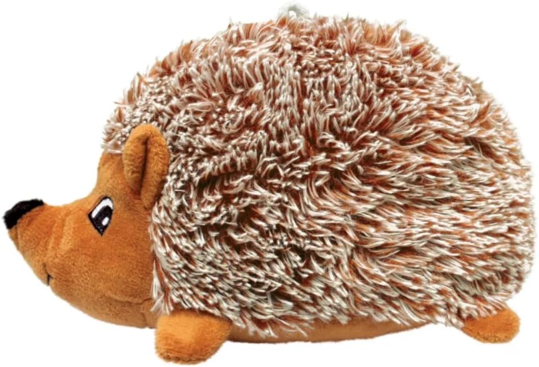 KONG Comfort Hedgehug Plush Dog Toy – Soft Squeaky Cuddly Toy for Dogs, Ideal for Gentle Chewers and Snuggling (Medium (2 Pack))