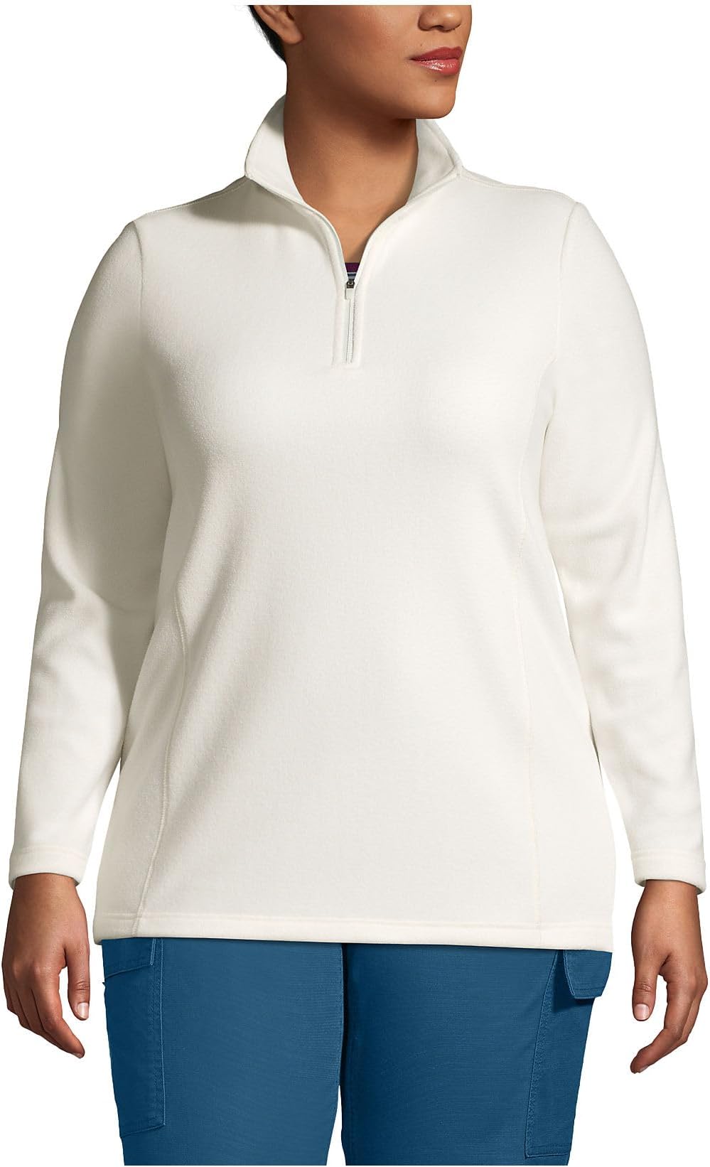 Lands' EndLands End Womens Quarter Zip Pullover