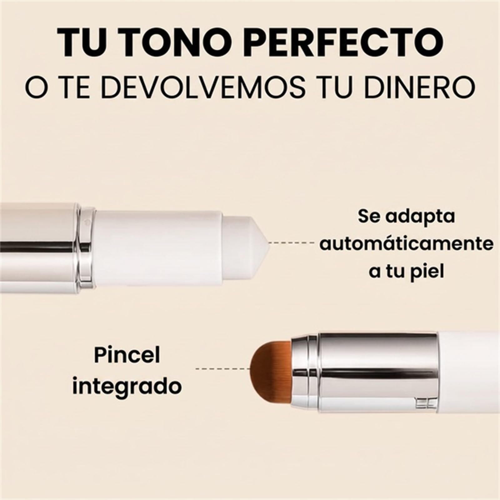 Elyra Base de Maquillaje en Stick 2 en 1 con Corrector
