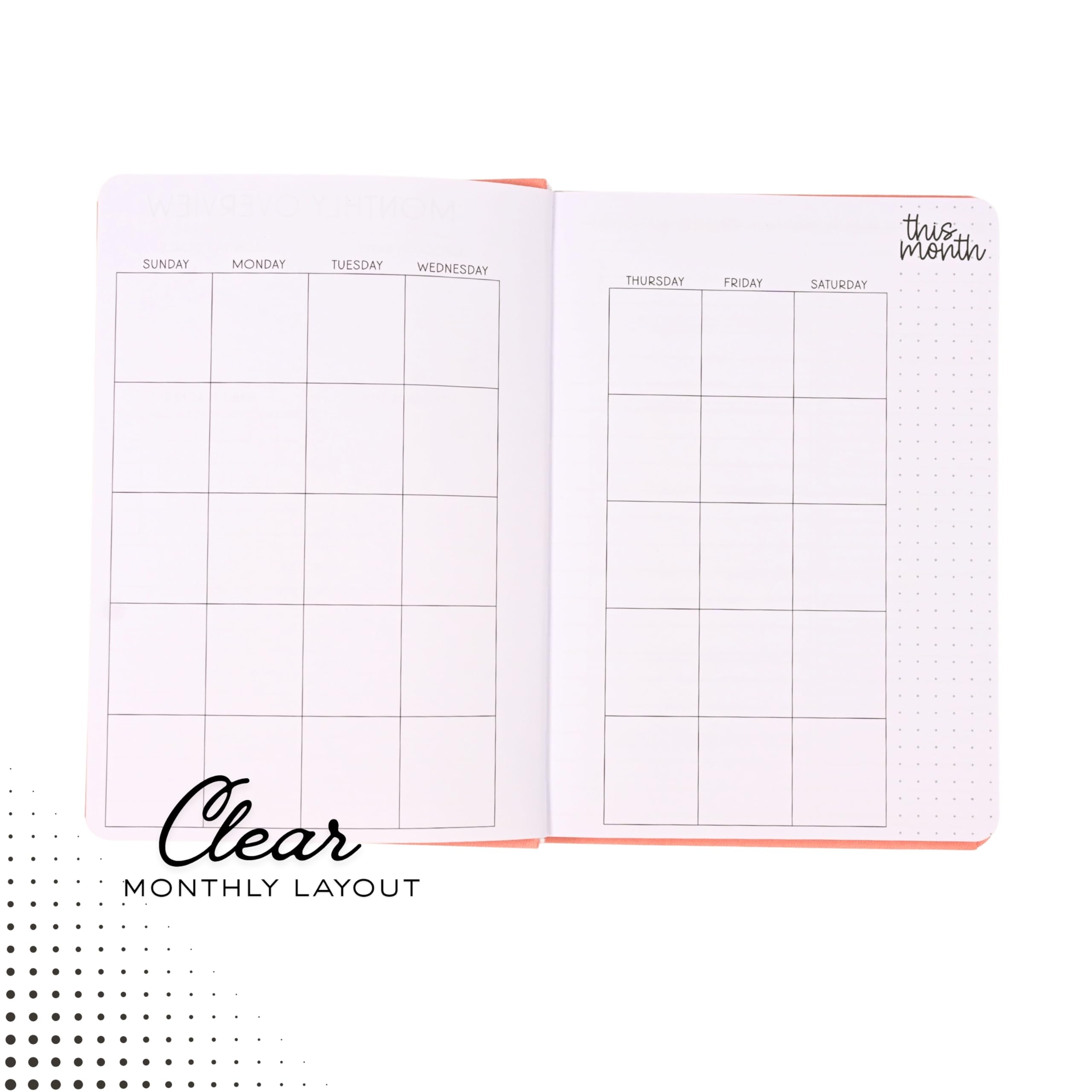 kellofaplan Agenda da lavoro, senza data, 12 mesi, formato A5, rosa, marrone, nero, organizer professionale, carta da 40,8 kg (rosa)