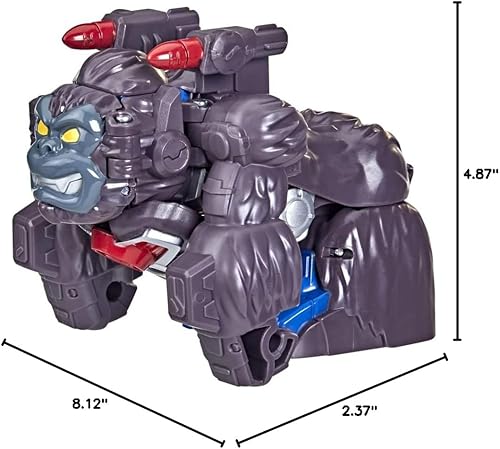 Miniatura 3 de Transformers Classic Heroes Team Optimus Primal - Juguete de conversión de 4.5 pulgadas, figura de acción para niños de 3 años en adelante