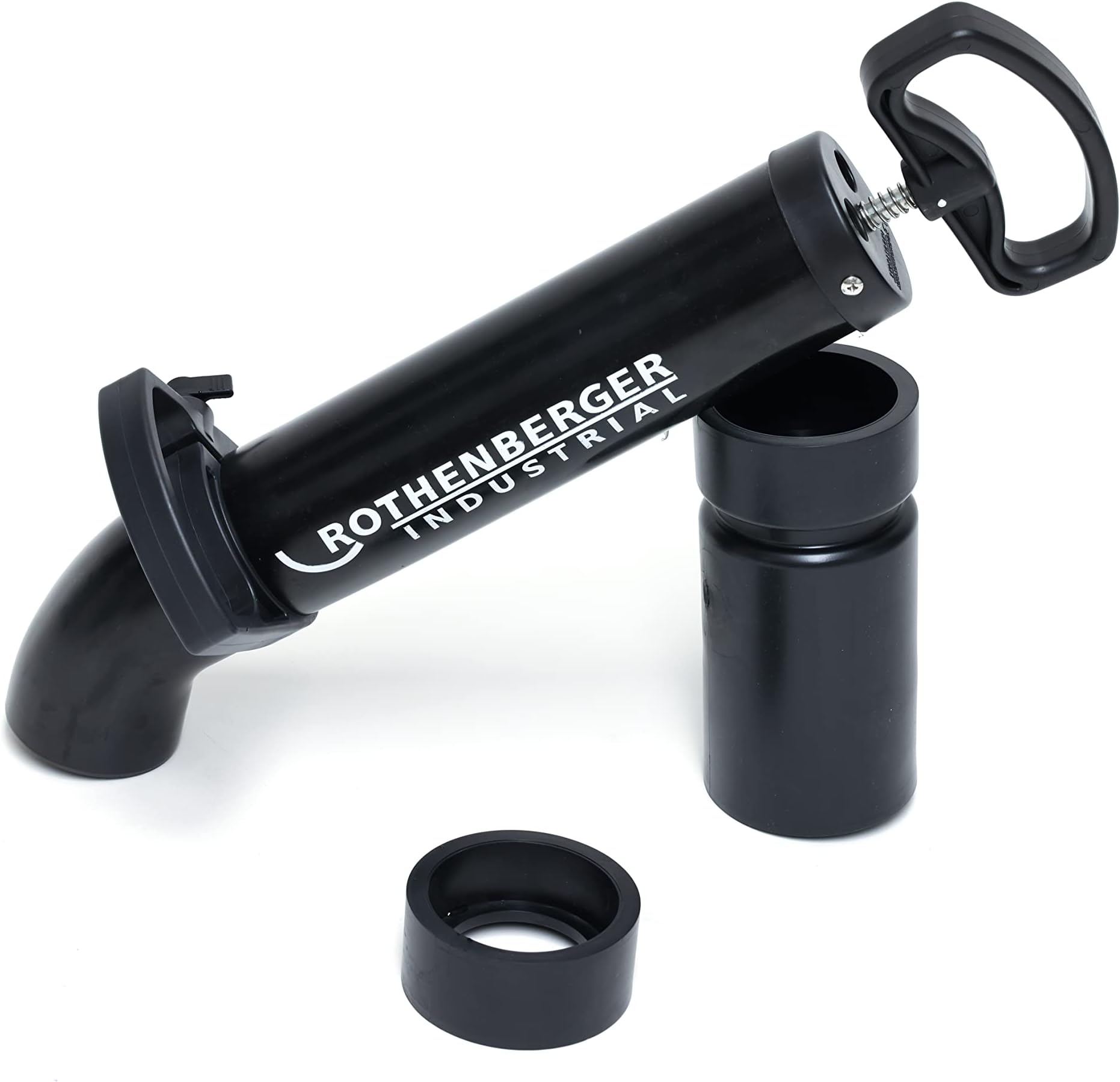 ROTHENBERGER Industrial RoPump Power Suction Pressure Pipe Cleaner incl. 2 adapters, Siphon and drains in Kitchen, Bathroom, WC