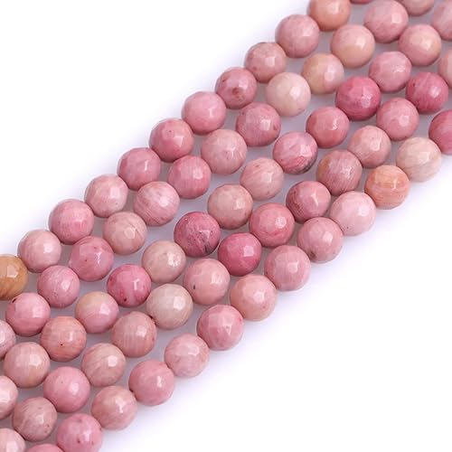 Miniatura 372 de GEM-Inside Red Orange Carnelian Gemstone Loose Beads Natural Energy Power Beads for Jewelry Making Round Faceted 8mm 15