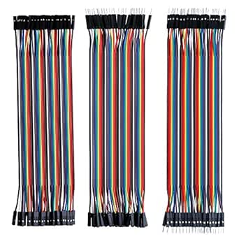 KKHMF 3本 20CM セット ブレッドボード・ジャンパーワイヤー ジャンパー線/ケーブル オス-オス/オス-メス/メス-メス Arduino Raspberry pi 用