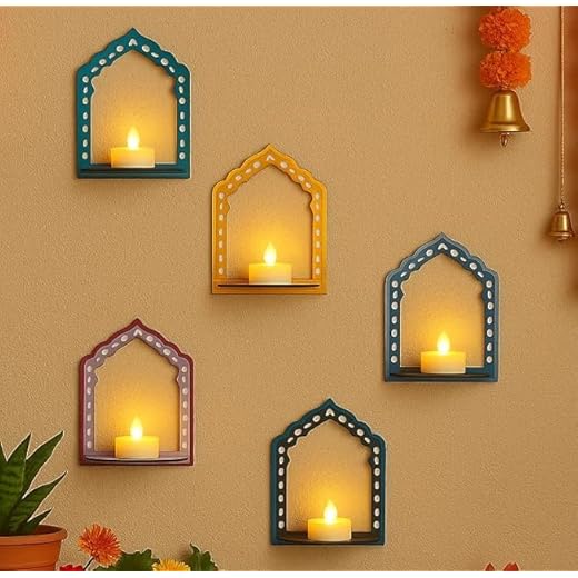 Jharokha Wall Shelf Set of 5
