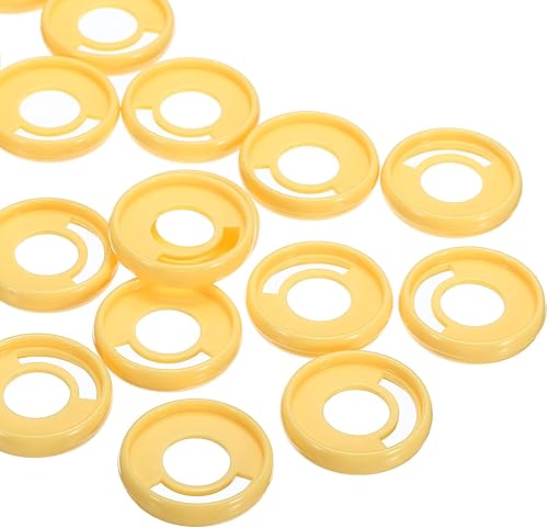 Miniatura 5 de PATIKIL Discos de encuadernación de libros de plástico de 1.102 in, paquete de 22 discos de expansión de disco para planificador de cuadernos de