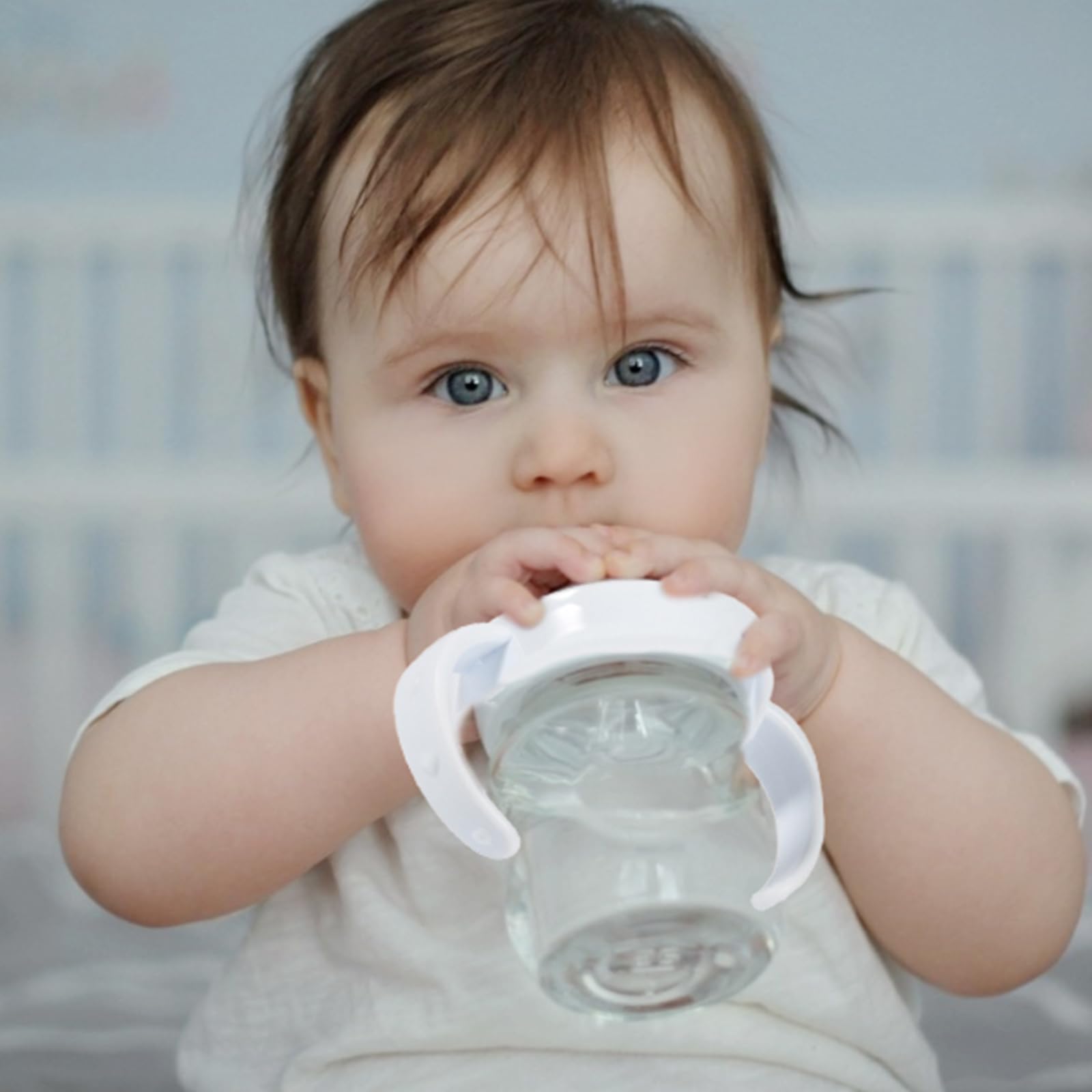 5 Pezzi Maniglie Biberon per philips avent, Impugnatura per Biberon in Plastica Standard Presa Facile, Maniglia Accessori per Biberon Collo Largo Bambini Manici di Biberon