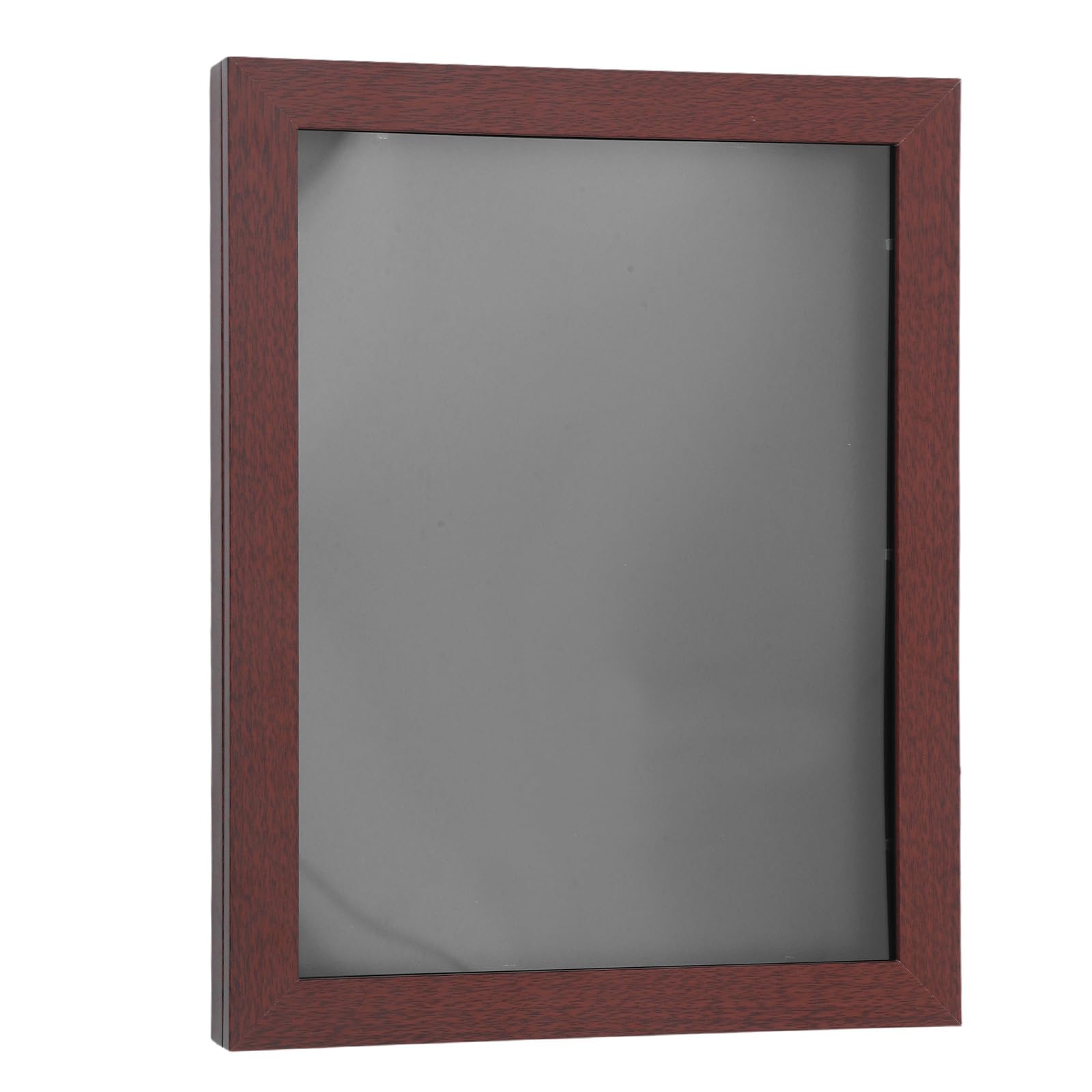 STOBAZA Cadre Photo Boîte à Ombres Marron 11x14 Pouces en Bois avec Verre Incassable Protection pour Maillots de Sport Clubs Écoles Décor Artistique