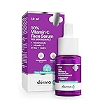 The Derma Co 10% Vitamin C Face Serum with 5% Niacinamide, Powered by Deep Penetration Formula™ | Fades Dark Spots | Reduces Pigmentation | Boosts Collagen | Brightens Skin | All Skin Types | 10 ml