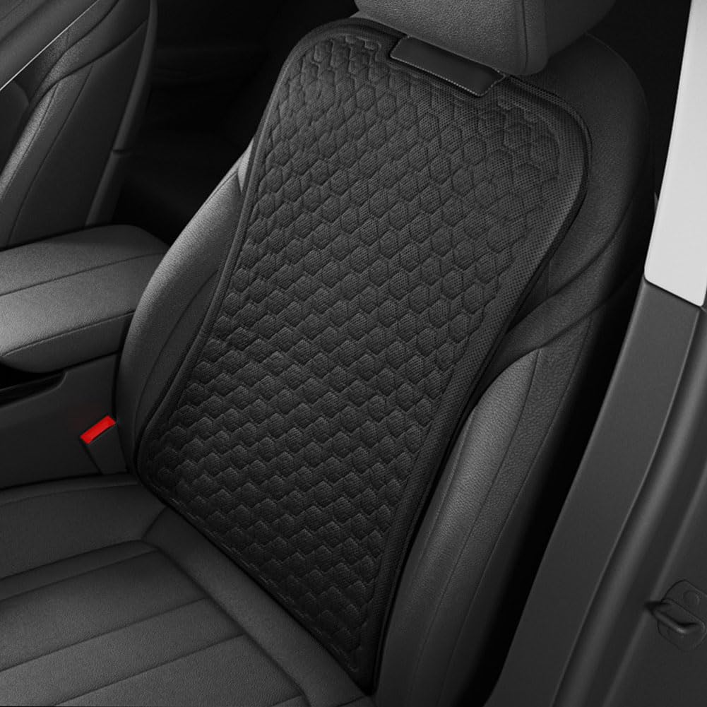 Auto stoelKussen voor Peugeot 2008 2019-2023,Ademend Zitkussen verhoging zitkussen Autokussen orthopedisch zitkussen Bureaustoel heup en onderrug pijnverlichting Meubelaccessoires,Black A