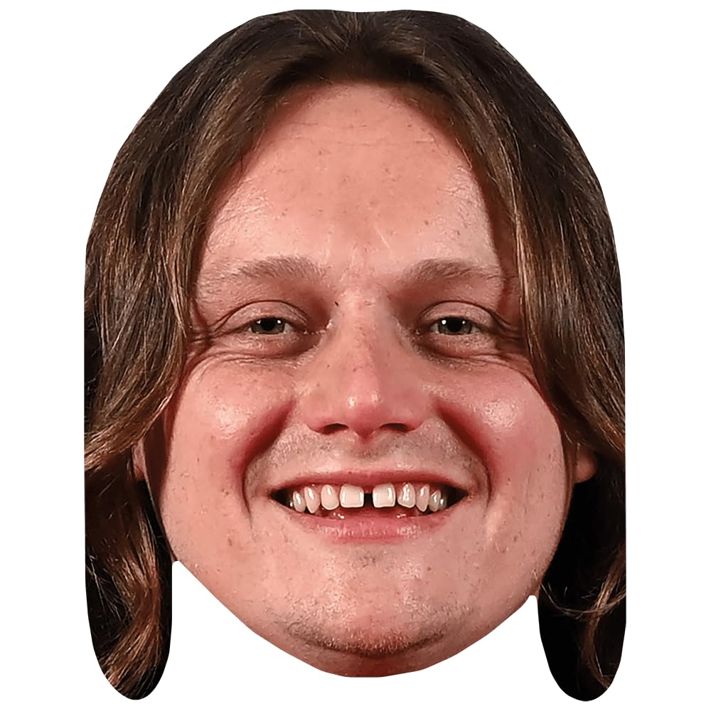Jamie Webster (Smile) Celebrity Mask, Flat Card Face, Fancy Dress Mask