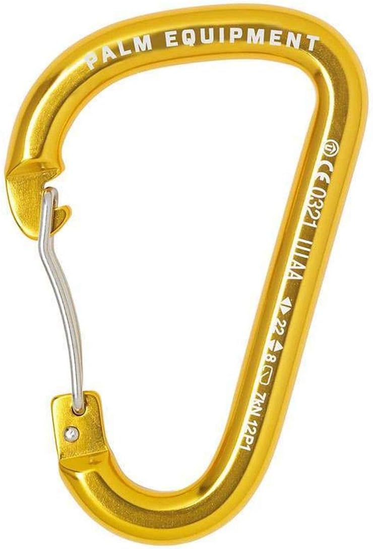 Palm Kayak oder Kayaking Karabiner Wire Gate Gold Großer gebogener