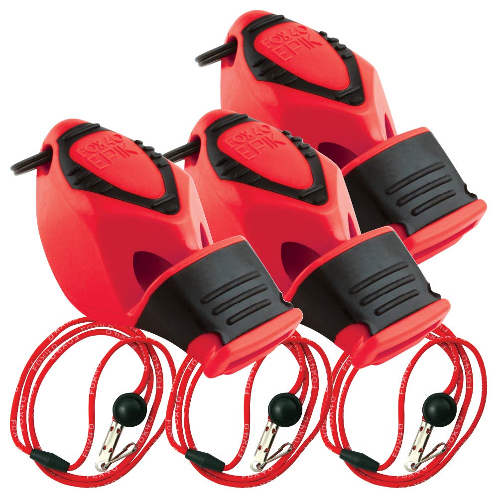 Fox 40 EPIK CMG w/Breakaway Lanyard 3 Pack