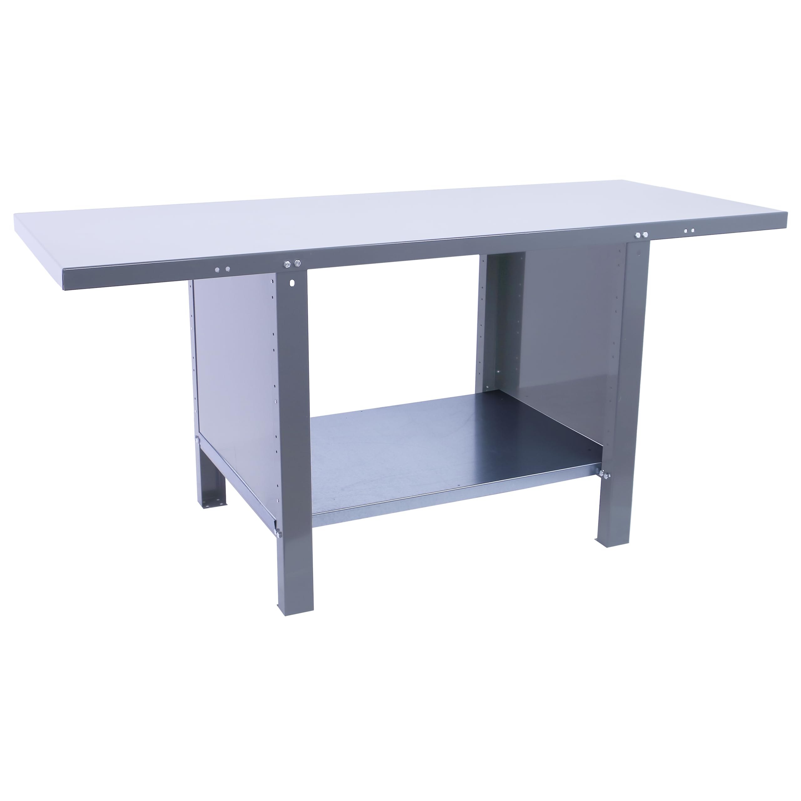 PROREGAL Banco da lavoro BUFFALO METAL | AxLxP 83x150x73cm | Portata 700kg | Antracite | Tavolo da lavoro