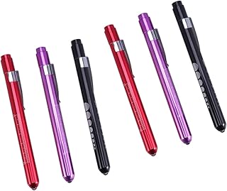 Operitacx 6pcs LED Flashlight Pen Pen Light Flashlight LED Pen Flashlight Pen Lights for Nurses Nursing Students Pen Lights Diagnostic Penlight Nurse Diagnostic Pen Lights Pen Flashlight