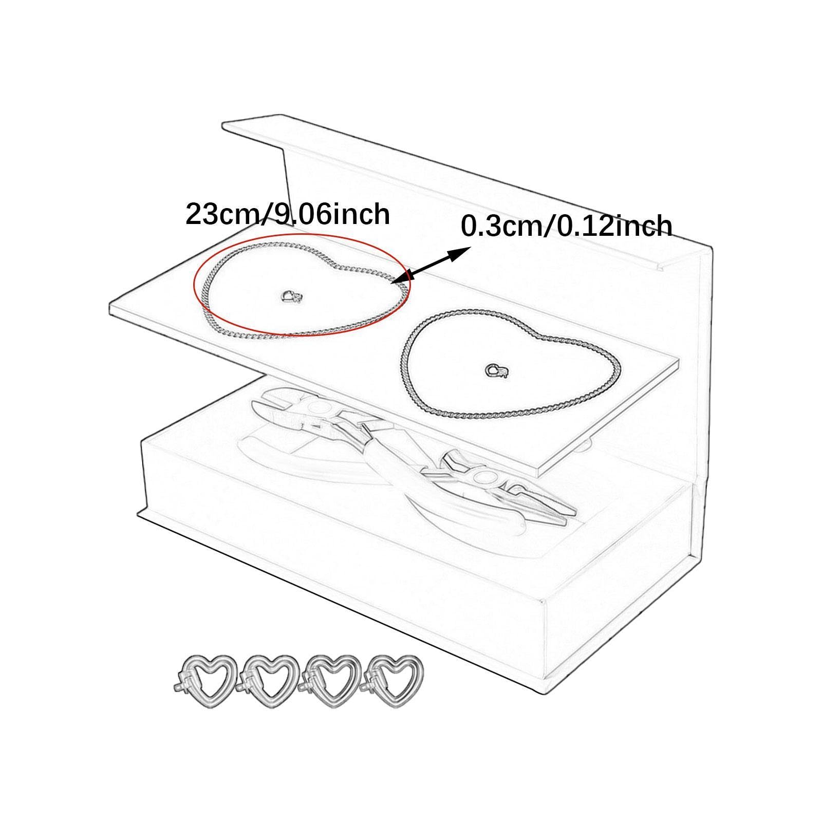 Baoblaze Bracciale Permanente Kit Fai da Te Artigianato Unico Braccialetti per Braccialetti di Regalo per L'anniversario Coppia di Ami