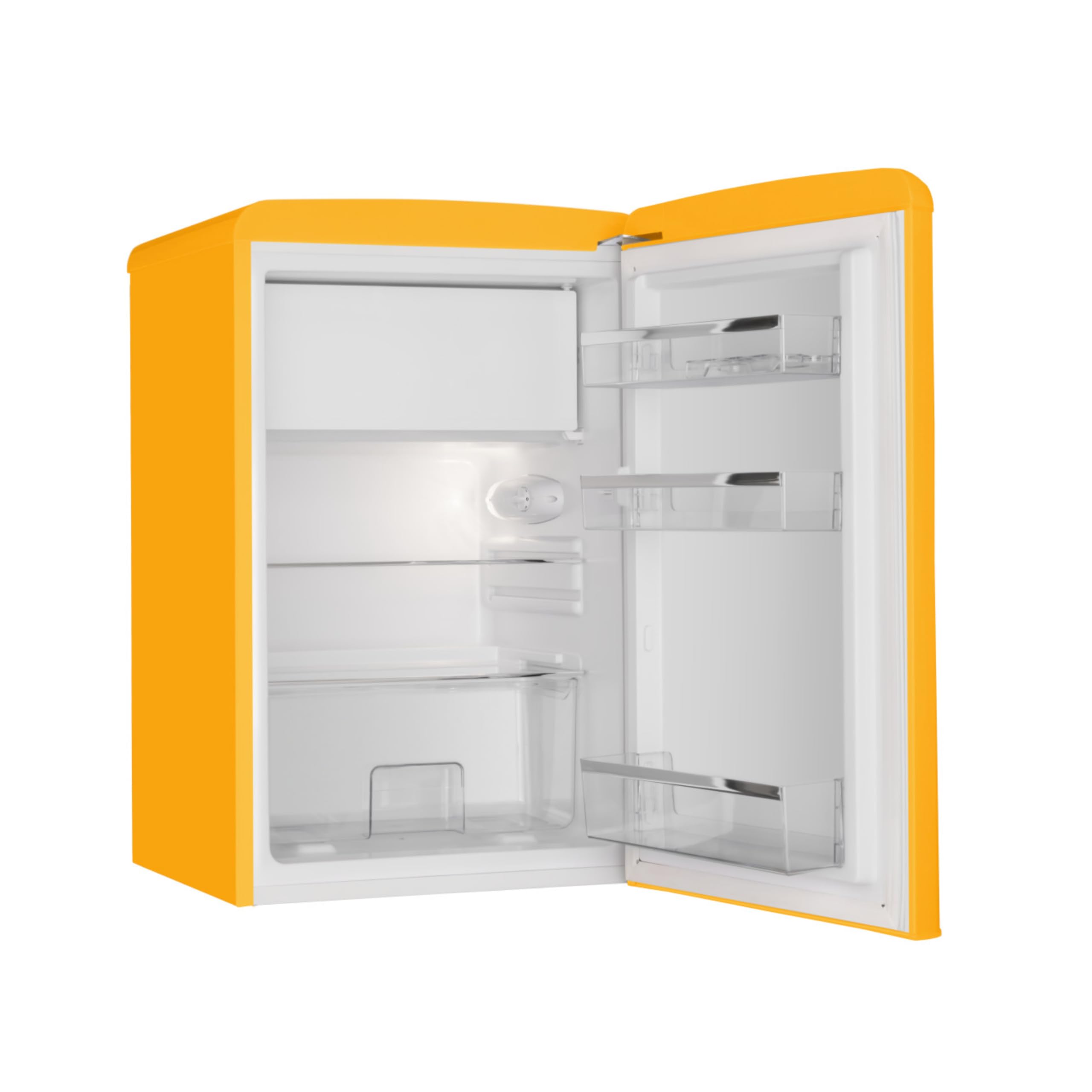 Amica Retro Kühl-Gefrierkombination 108 L 87,5 x 55 x 61,5 cm KS 15613 Y