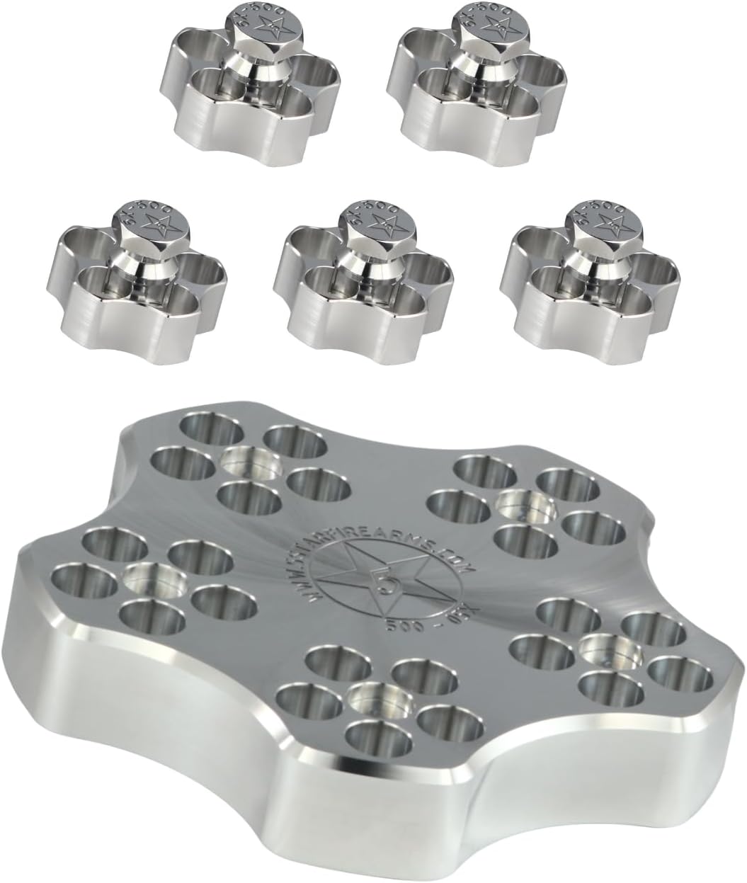 5 Star 5X-500 6” Cylinder Range Block Kit fits Smith & Wesson 500, Taurus Raging Hunter 500