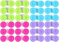 KISEER 24 Pack Colorful Contact Lens Cases - Cute Portable Leak-Proof Holders for Travel & Storage (Assorted Colors)