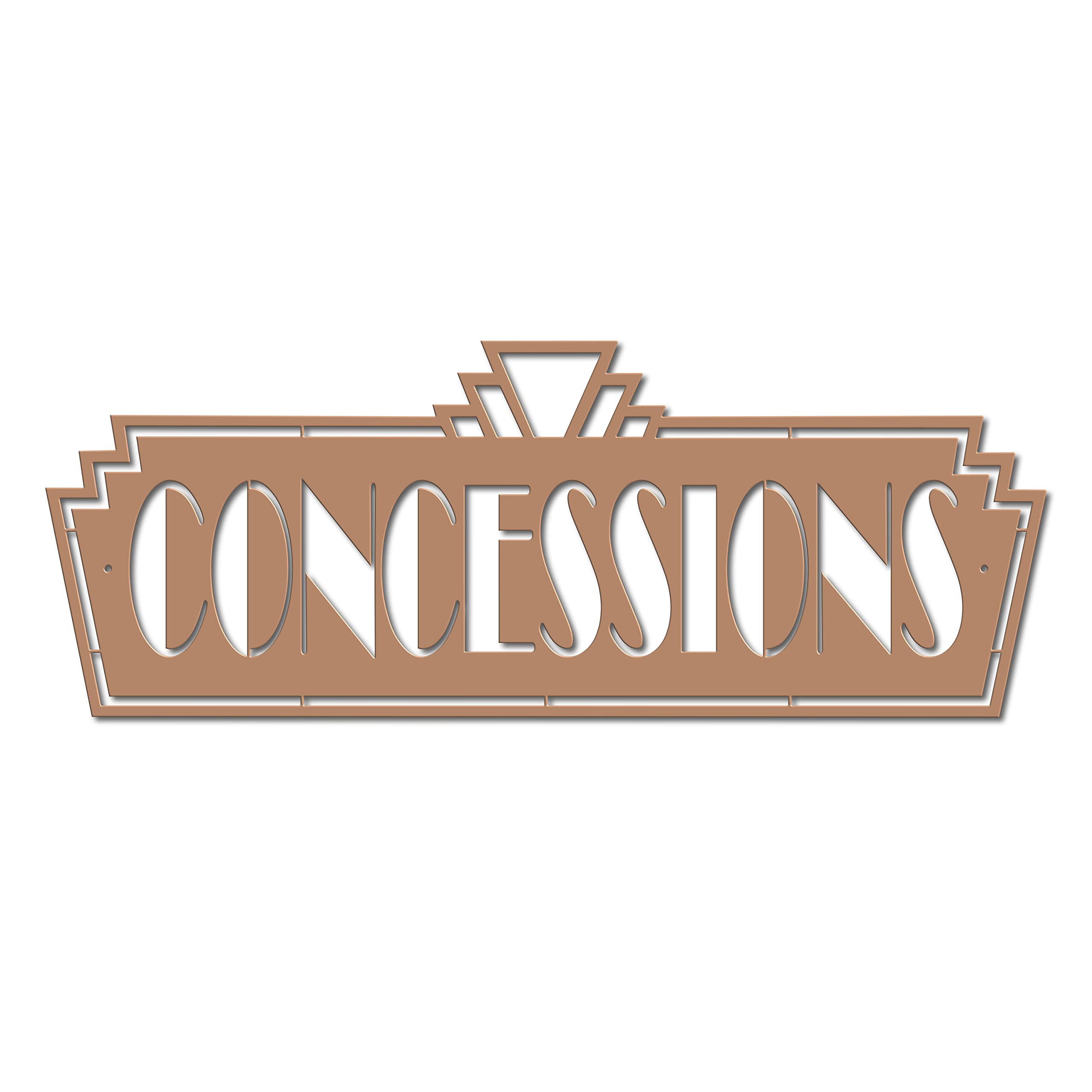 - Concessions Metal Sign by Lewis Design Company | 14 gauge Powder Coated Steel