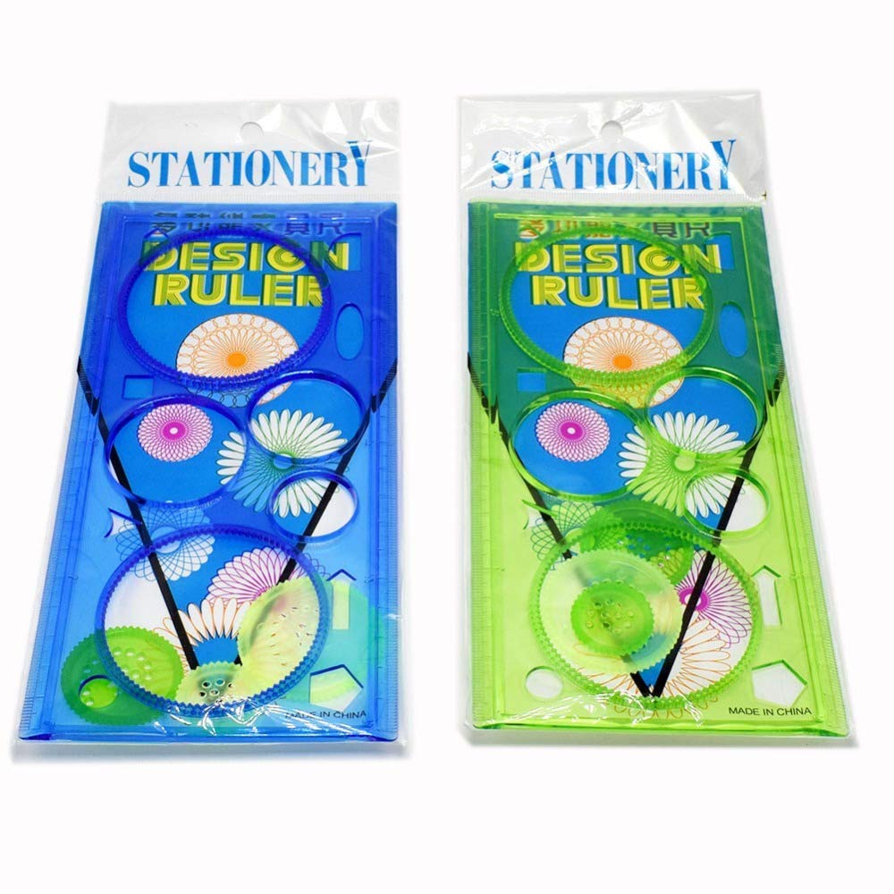 BanteyBanatey Multipurpose Spirograph Geometric Ruler for Art & Craft ...