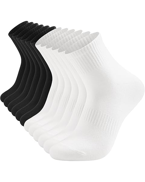 HAVE A TREE Womens Ankle Cotton Thin Gym Socks Running Crew Socks 6Pairs