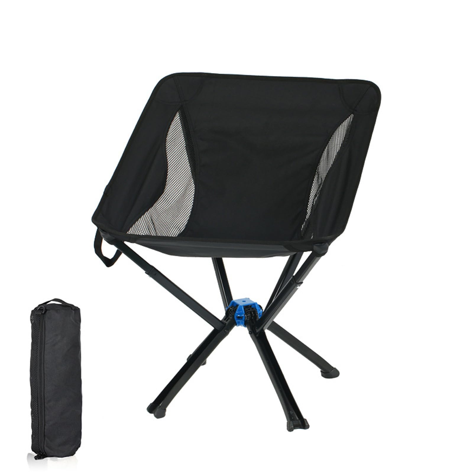 Chaise de camping légère avec design compact et transport facile