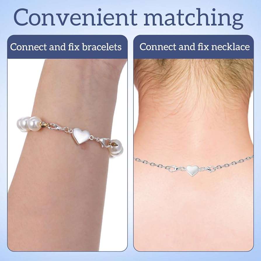 Amazon.co.jp: OSALADI ネックレス 留め具 ハート型のマグネット