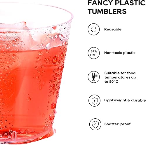 Miniatura 3 de Paquete de 500 vasos de plástico de 2 onzas, vasos desechables, vasos de degustación de vino, vaso pequeño de plástico para whisky, degustación de