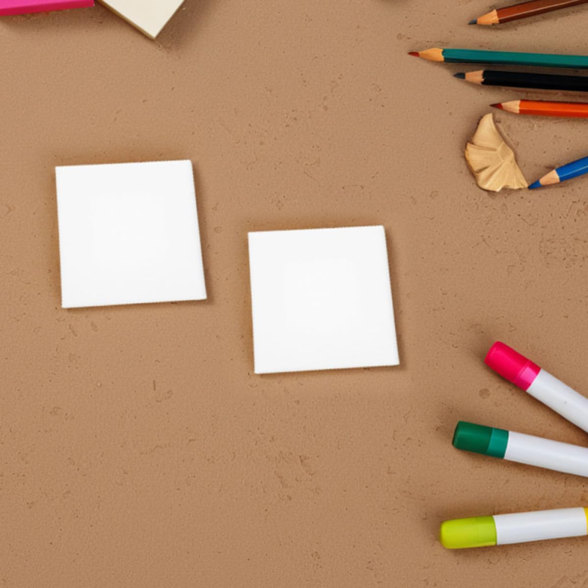 CALLARON 24 Piezas Mini Lienzo para Pintar Lienzo Pequeño de Algodón sobre Madera Blanco Reutilizable Diseño Estirado para Arte y Pintura