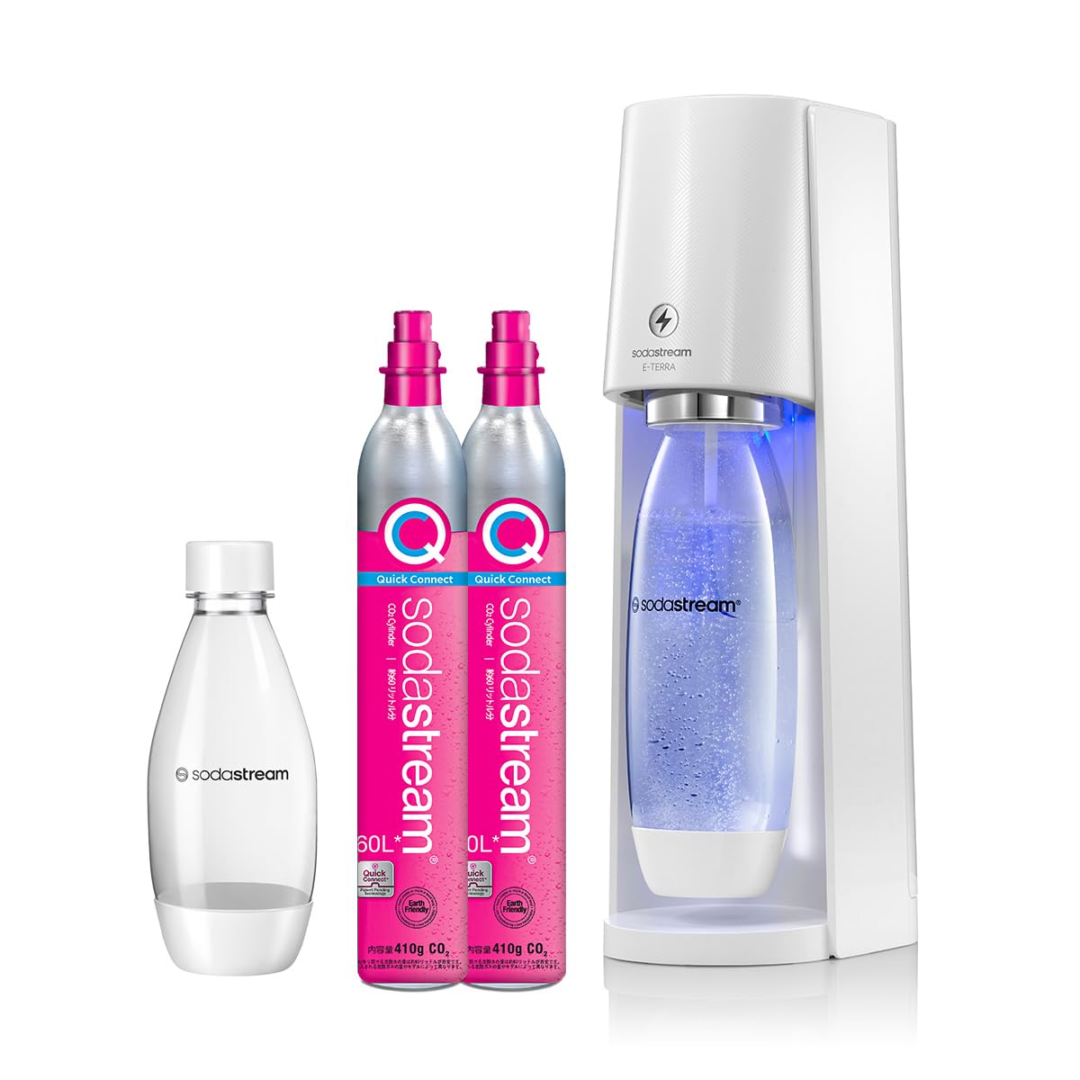 sodastream ソーダストリーム E-TERRA　「6139」 Amazon | [公式] ソーダストリーム E-TERRA（E-テラ）スターター