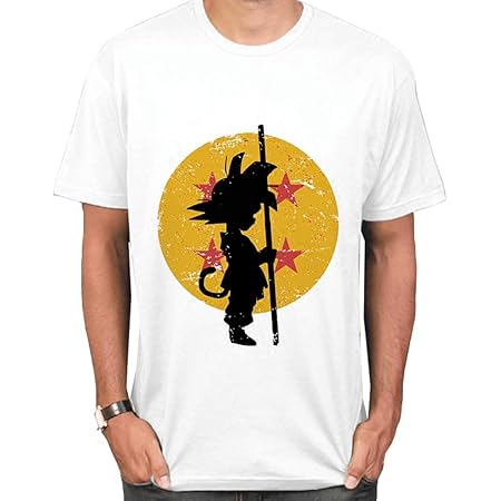 Amazon Co Jp ドラゴンボール Dragon Ball 孫悟空 シルエット 半袖tシャツ 2xl B ホビー