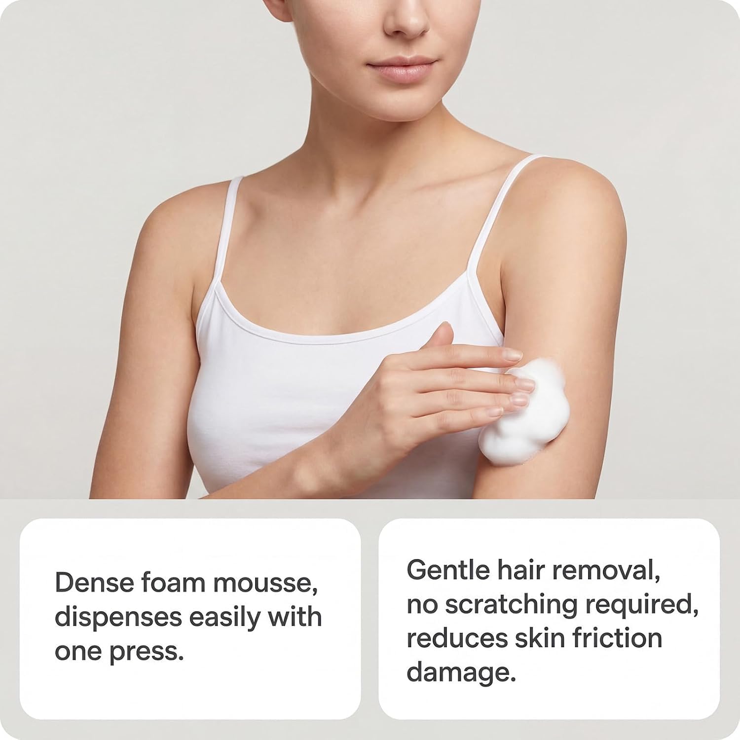 Spray dépilatoire Cloud Sense, épilation douce pour une peau plus lisse, rapide et efficace, pour femmes et hommes, même pour les peaux sensibles (3PCS)