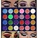 Aolailiya 24 Color Pressed Glitter Eyeshadow Palette - Mineral Ultra Shimmer Makeup Palette Eye Shadow Powder Long Lasting Waterproof