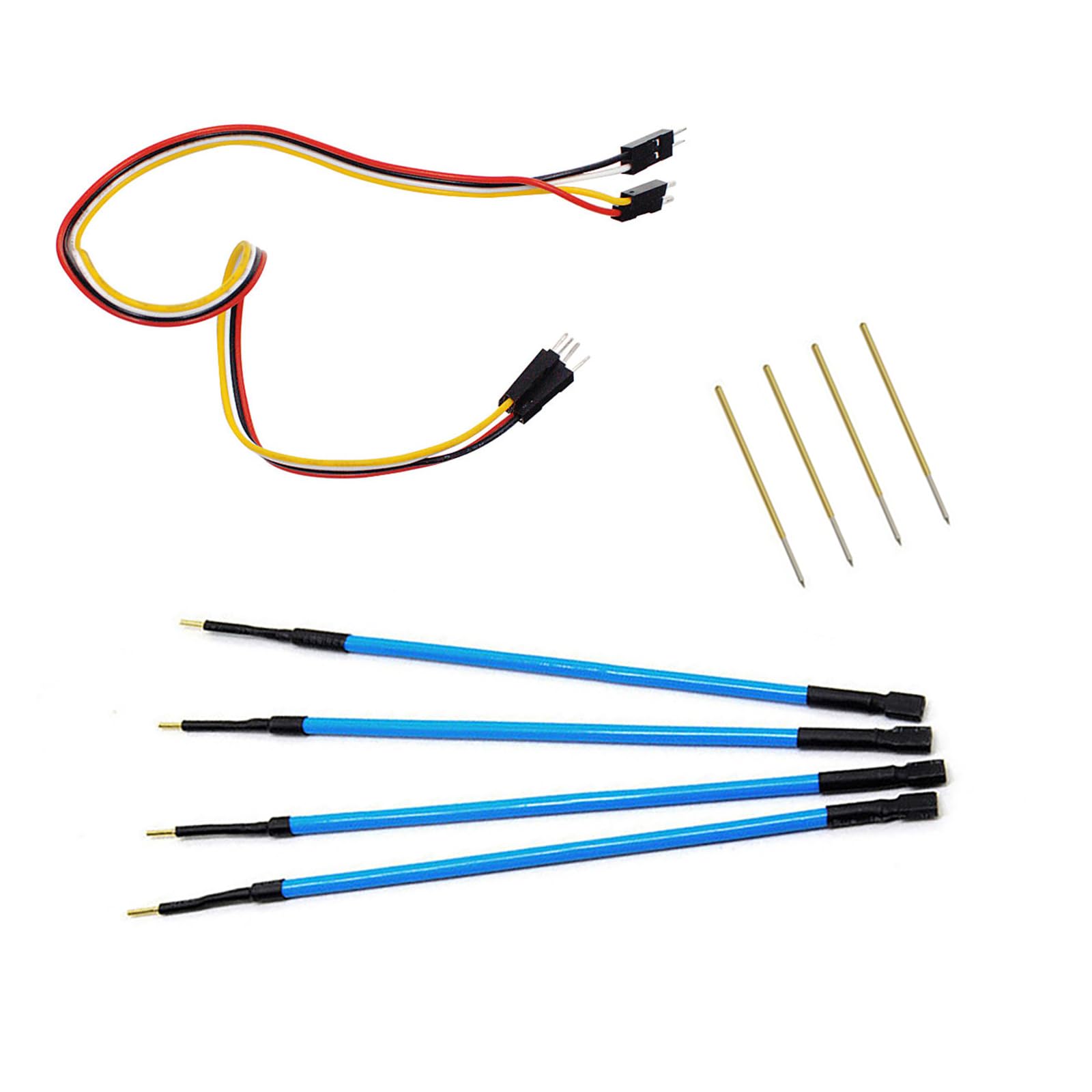 DAGIJIRD4Pcs/Set LED BDM Frame Probes Pens with Connect Cable Diagnostic Tools for Ktag Kess V2 Fgtech BDM100
