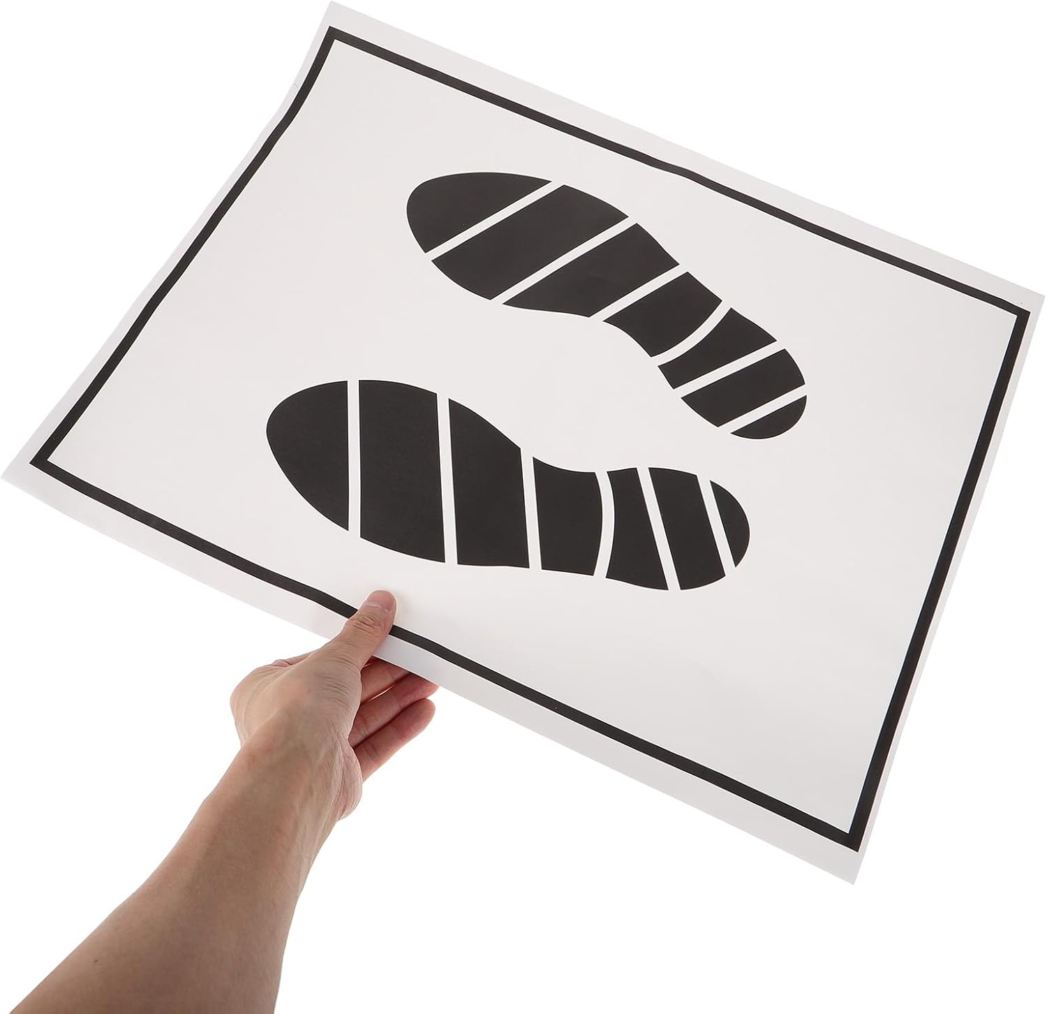 Veemoon 50Pcs Disposable Car Floor Mat, Portable Paper Auto Foot Pads Vehicle Floor Pad Cardboard Floor Mats for Auto Floor Protection Mats Supplies