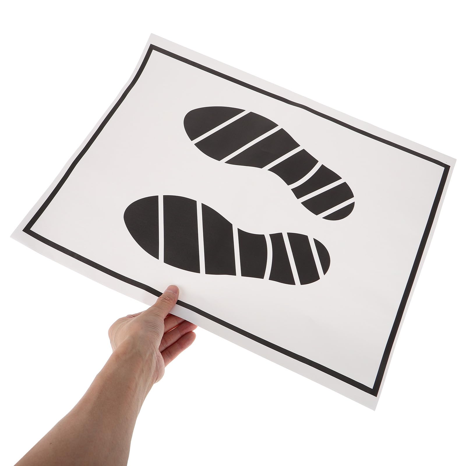 Veemoon 50Pcs Disposable Car Floor Mat Portable Paper Auto Foot Pads Vehicle Floor Pad Cardboard Floor Mats for — view 3