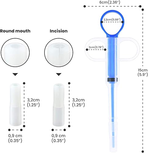 Miniatura 8 de Pastilleros para Perros, pastilleros para Gatos. Dispensador de pastillas para Perros. Dispensador de píldoras para Gatos. Aplicador de pastillas
