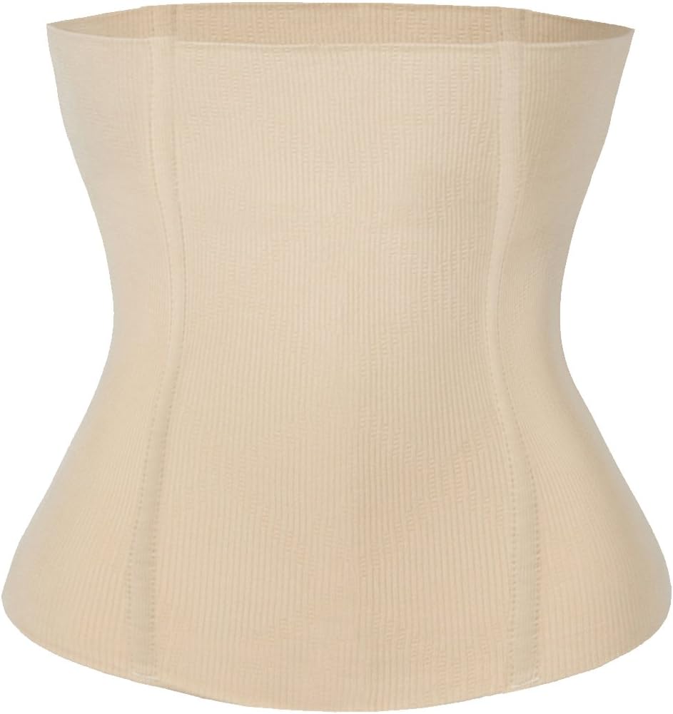 Waist Trainer for Women Corset Shapewear Tummy Control Body Shaper Waist Cincher Belly Band Beige - Image 2