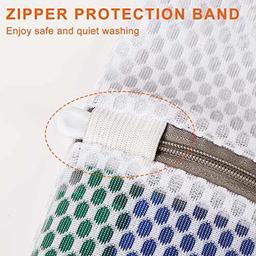 Haobaobei Mesh Laundry Bags For Delicates, Durable Washing Machine Wash Bag, Travel Laundry Bags Mesh Wash Bags For Laundry, Blouse, Stocking, Bra, Lingerie, Garment, Clothes (3 Medium) #TOP4