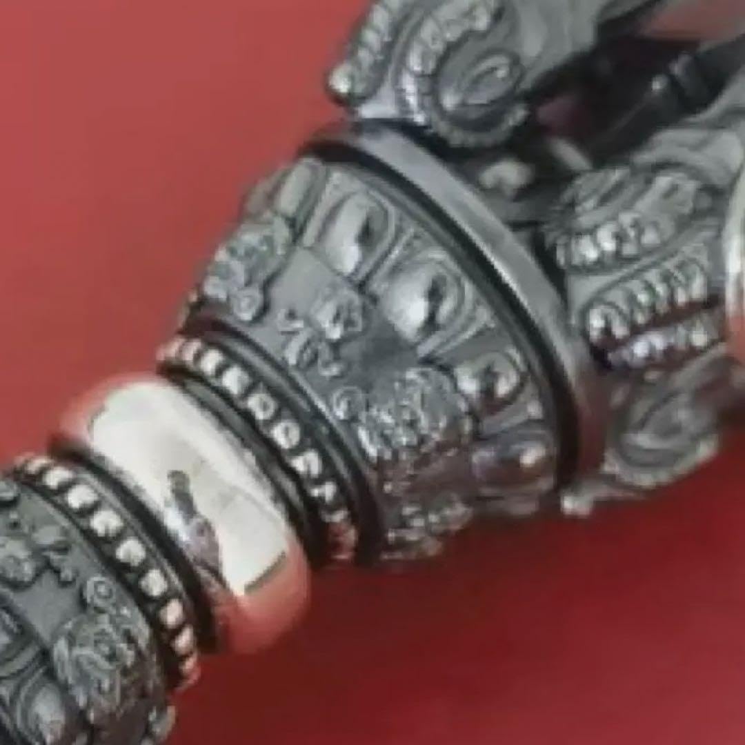 [希少品] 純銀　アンティーク　古物　五鈷杵　極小　法具　シルバー　骨董 Amazon.co.jp: アンティーク 古物 五鈷杵 法具 純銀製 シルバー